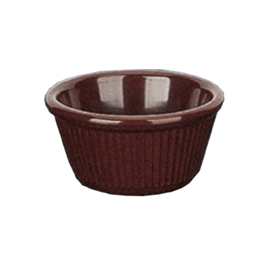 Yanco NC-509C 2 Oz Melamine Round Ramekin Dishwasher Safe Brown 6 Cases