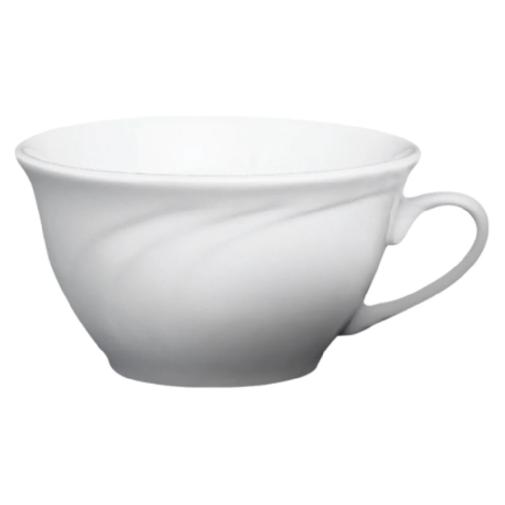 Cameo China 301-90C 8 Oz White Bostonian Low Cup Ceramic 3 Dozen