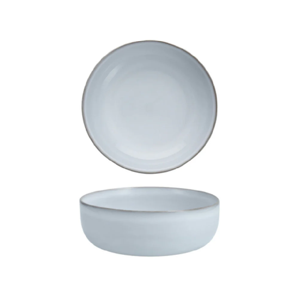 Fortessa 8200.SVEL.ST.05 7.5 Inch 37oz Svelte Stone Bowl Vitrified Stoneware White Fortessa 8200.SVEL.ST.05 7.5 Inch 37oz Svelte Stone Bowl Vitrified Stoneware White
