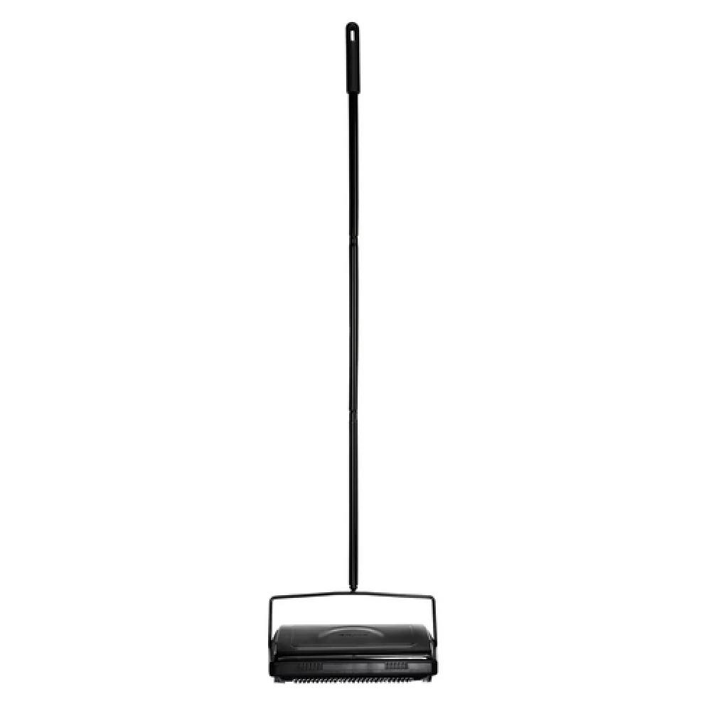 Alpine Industries ALP469-BLK 11 Inch Carpet and Floor Sweeper with Horsehair Bristles Alpine Industries ALP469-BLK 11 Inch Carpet and Floor Sweeper with Horsehair Bristles