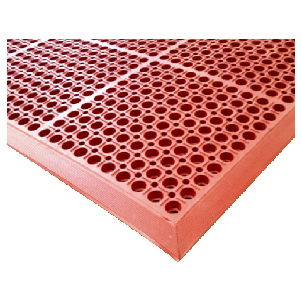 Cactus Mat 4420-RCWB 61 Inch Rubber Anti-Fatigue Mat Red with Drainage Cactus Mat 4420-RCWB 61 Inch Rubber Anti-Fatigue Mat Red with Drainage