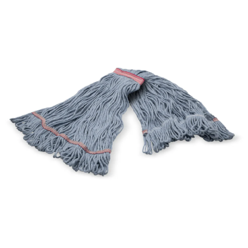 Carlisle 369423B14 Large Looped-end Wet Mop Head Blue Acrylic Fiber