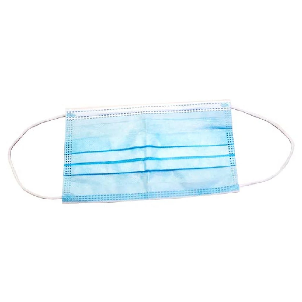 Omcan 46666 Disposable Face Mask 3 Layer FDA/CE Standard Blue 50 Packs Omcan 46666 Disposable Face Mask 3 Layer FDA/CE Standard Blue 50 Packs