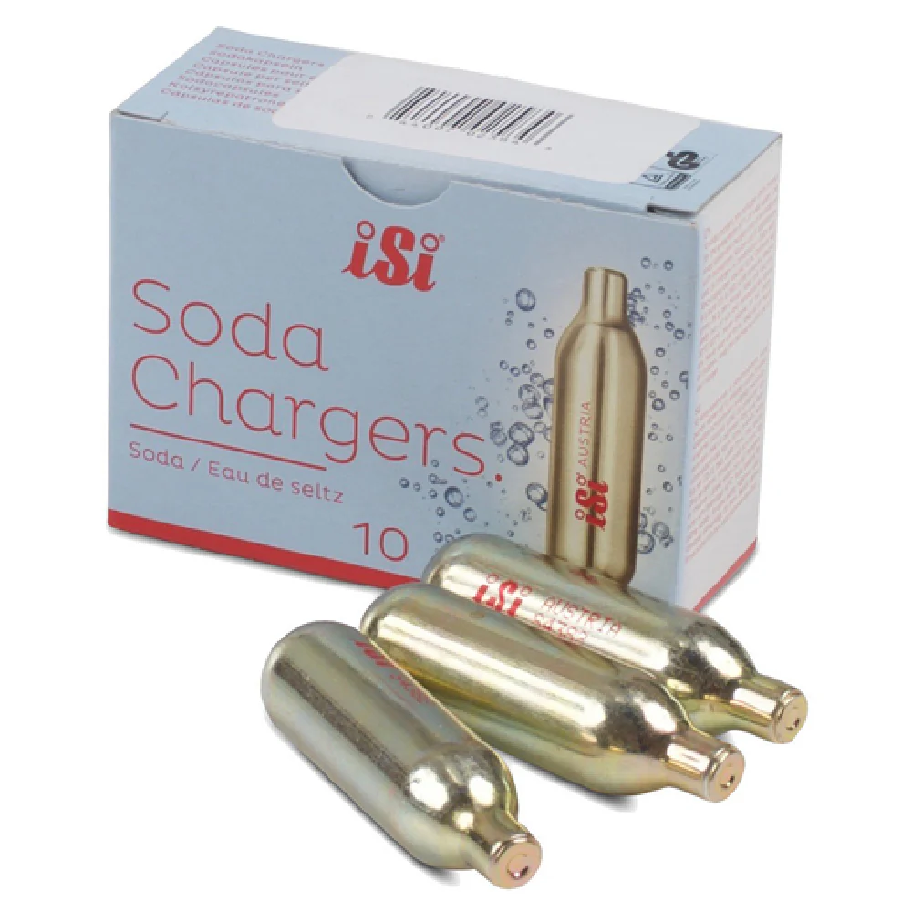 JB Prince B993 10 CO2 Soda Chargers for Model B992 Pack of 10 JB Prince B993 10 CO2 Soda Chargers for Model B992 Pack of 10