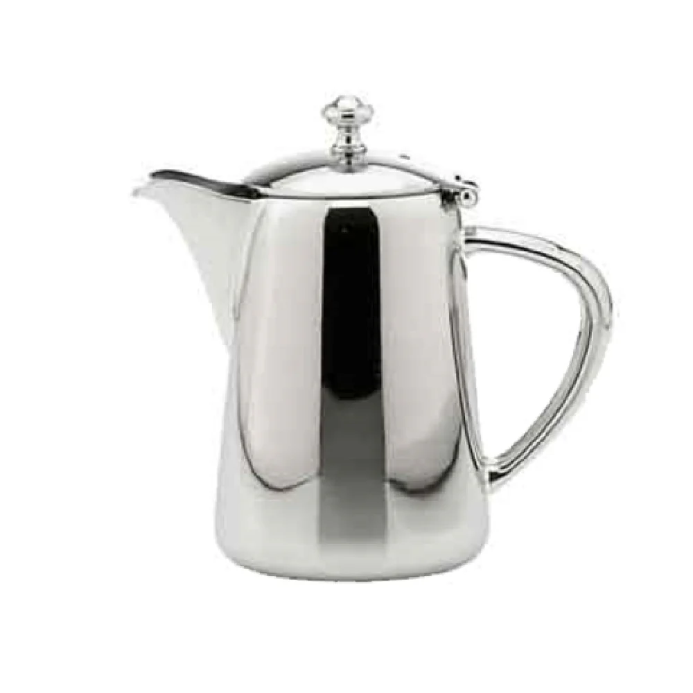 BauscherHepp 12.2102.0600 21 Oz Coffee Pot Hinged Lid 18/10 Stainless Steel