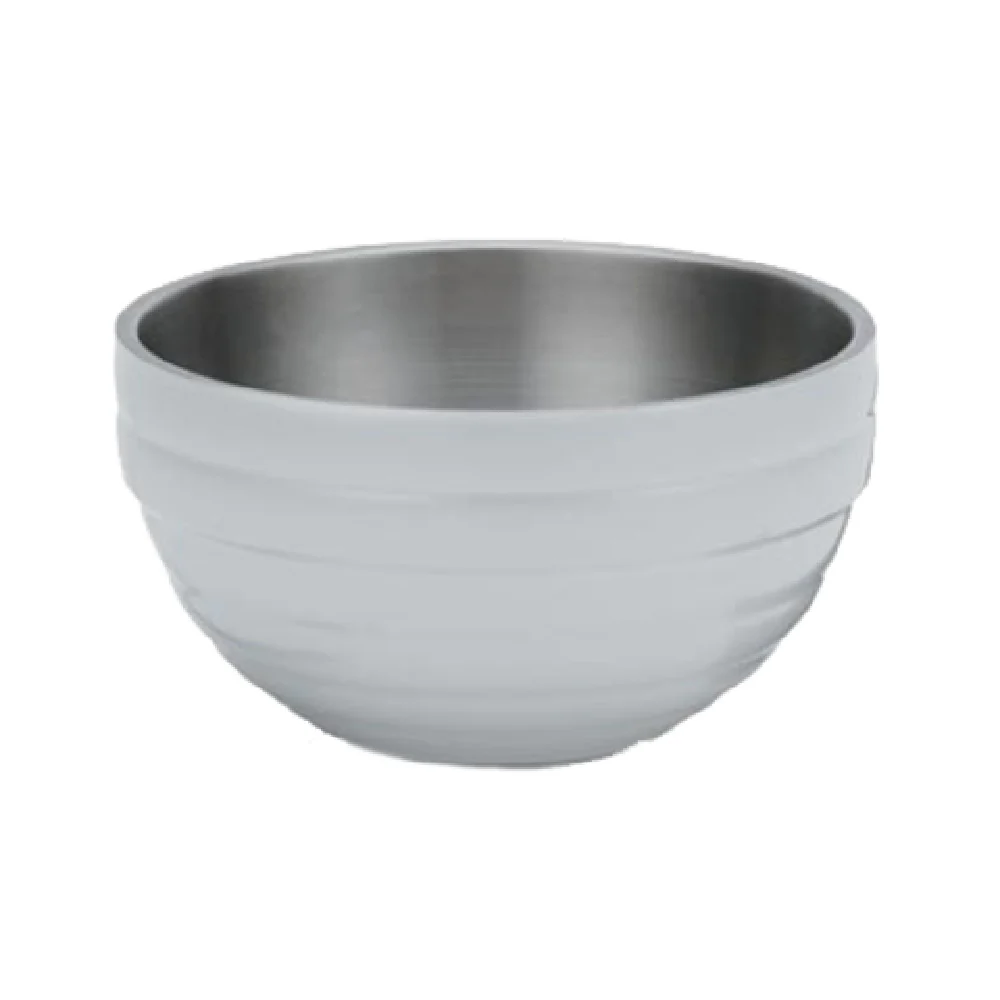 Vollrath 4659150 3.4 Quart Double Wall Insulated Serving Bowl Stainless Steel Pearl White Finish Vollrath 4659150 3.4 Quart Double Wall Insulated Serving Bowl Stainless Steel Pearl White Finish