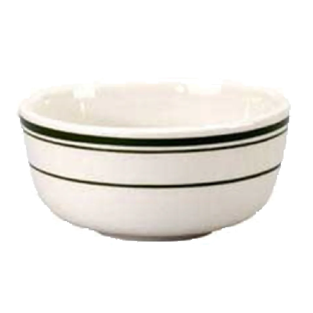 Vertex China DMG-95 9-1/2 Oz Round Jung Bowl Vitrified China Del Mar Green