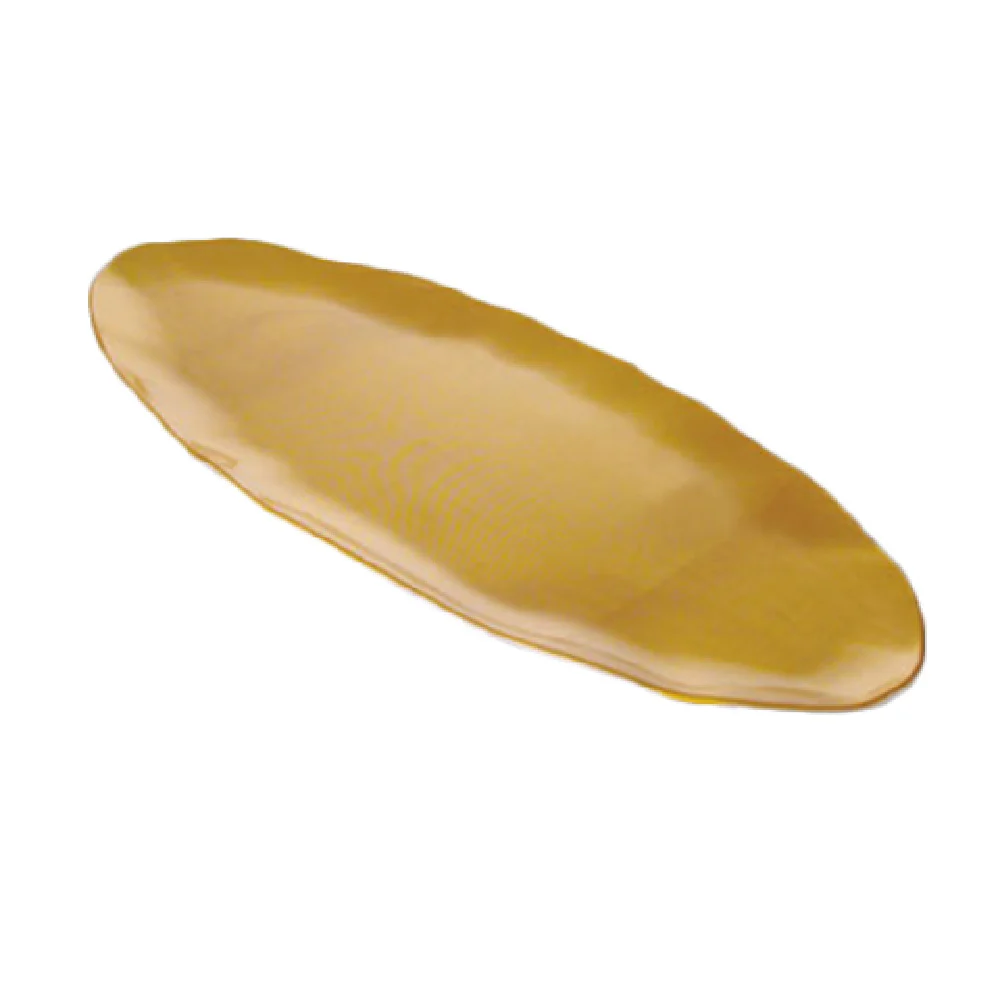 Thunder Group RF2024G 24 Inch Platter Gold Pearl Melamine Oval Break Resistant Thunder Group RF2024G 24 Inch Platter Gold Pearl Melamine Oval Break Resistant