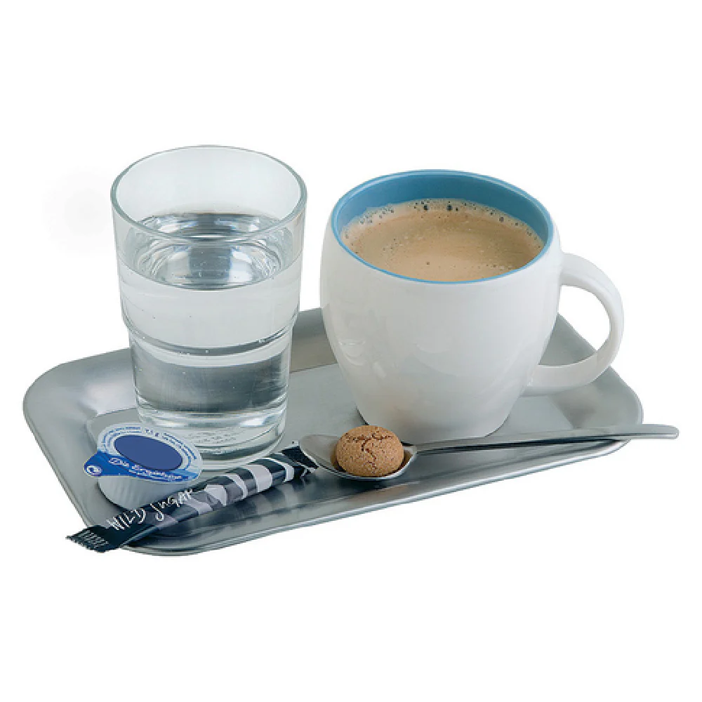 Libbey APS 30118 8-3/8 Inch Oblong Serving and Display Tray Stainless Steel Satin Finish Libbey APS 30118 8-3/8 Inch Oblong Serving and Display Tray Stainless Steel Satin Finish
