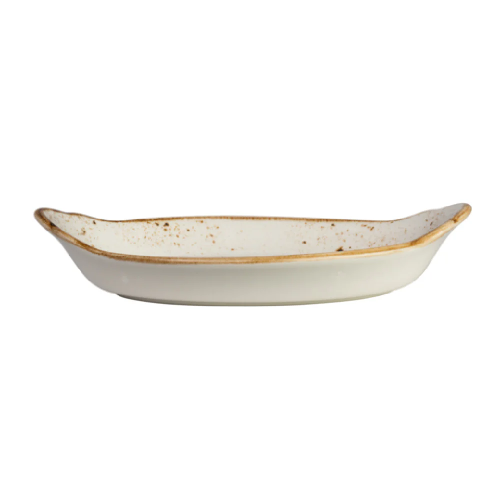 Steelite 11550319 12.5 Oz Oval Earred Dish White Alumina Vitrified China