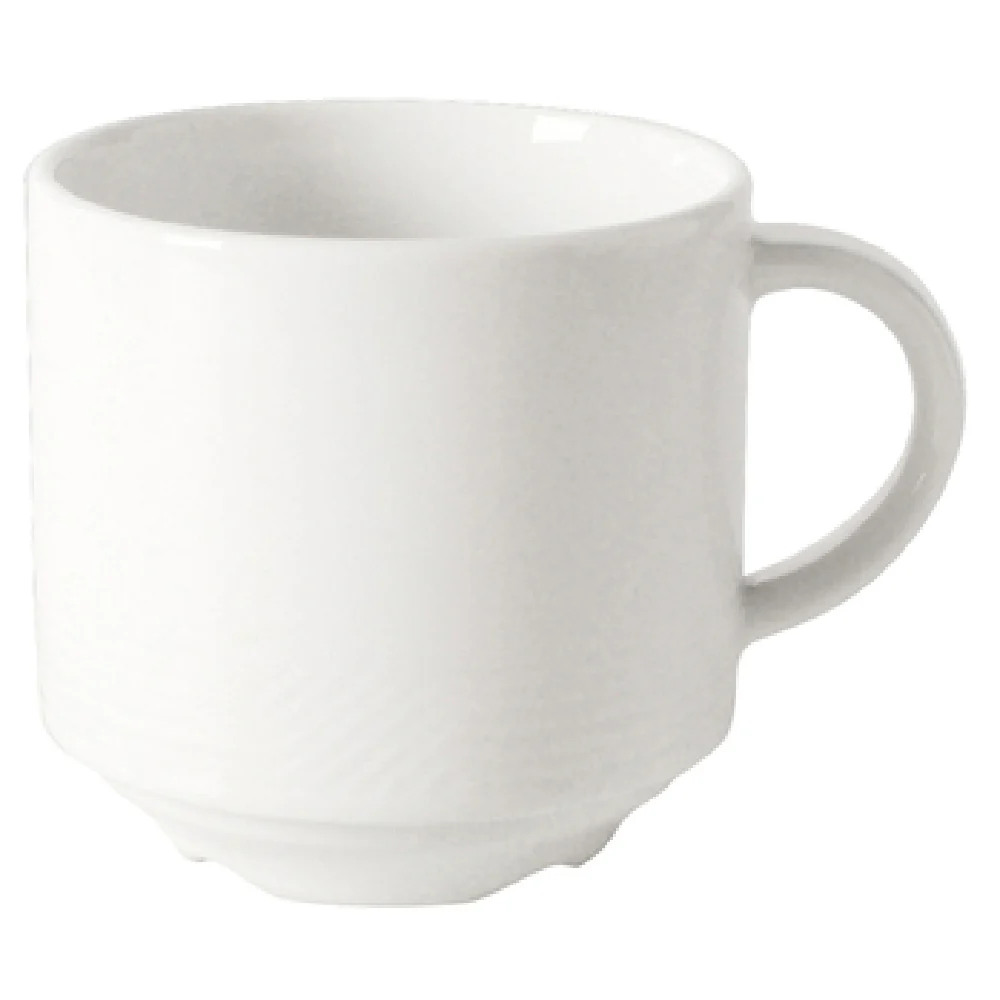 Steelite 61106ST0582 7.0 Oz Stack Cup Contessa Porcelain - 3 Dozen Cases