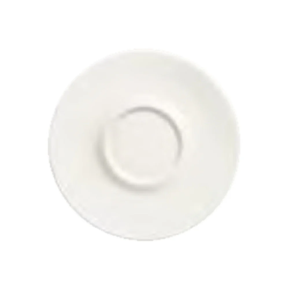 Libbey 905356590 5-1/8 Inch Round Saucer White Royal Rideau Porcelain Libbey 905356590 5-1/8 Inch Round Saucer White Royal Rideau Porcelain