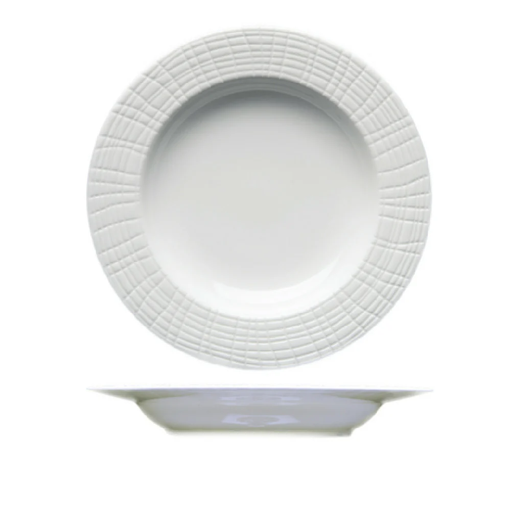 Fortessa HBW-TELA-977 12 Inch Bone China Pasta Bowl Dishwasher Safe