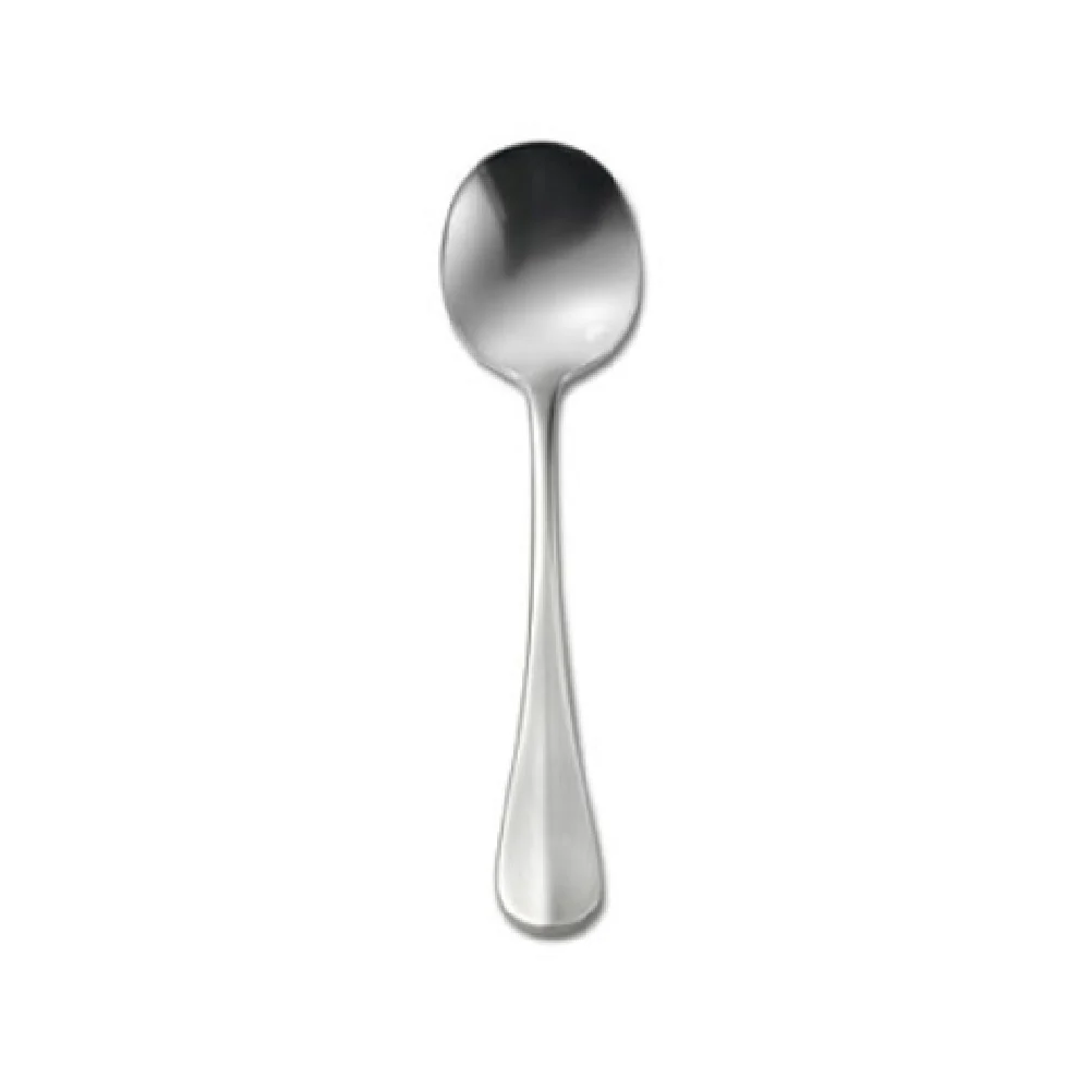 1880 Hospitality T018SRBF 6-3/4 Inch Soup Spoon Teardrop Handle Stainless Steel