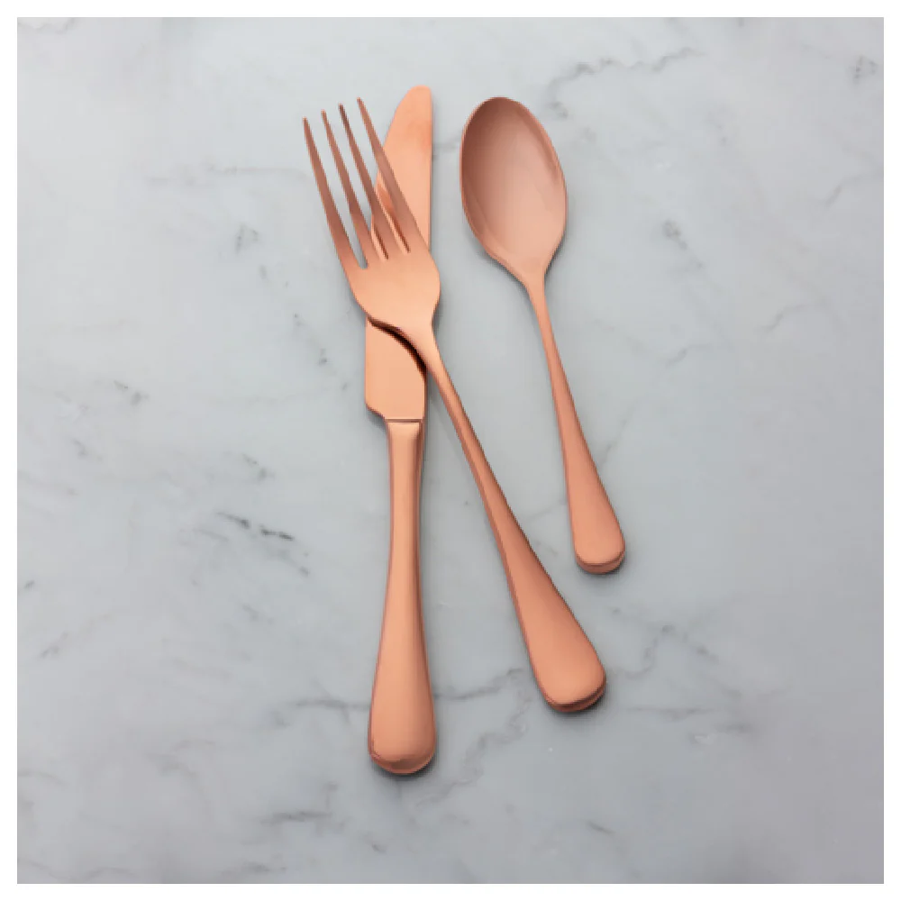 Bon Chef S4005RG 8-1/4 Inch Dinner Fork Rose Gold 18/10 Stainless Steel Bon Chef S4005RG 8-1/4 Inch Dinner Fork Rose Gold 18/10 Stainless Steel