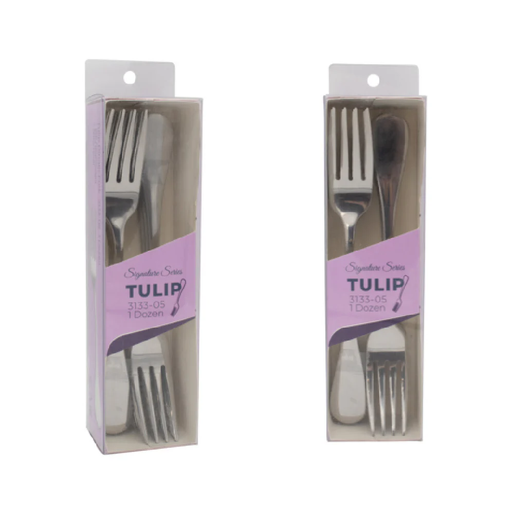 CAC China 3133-05 7-1/4 Inch Heavy Weight Dinner Fork 18/0 Stainless Steel