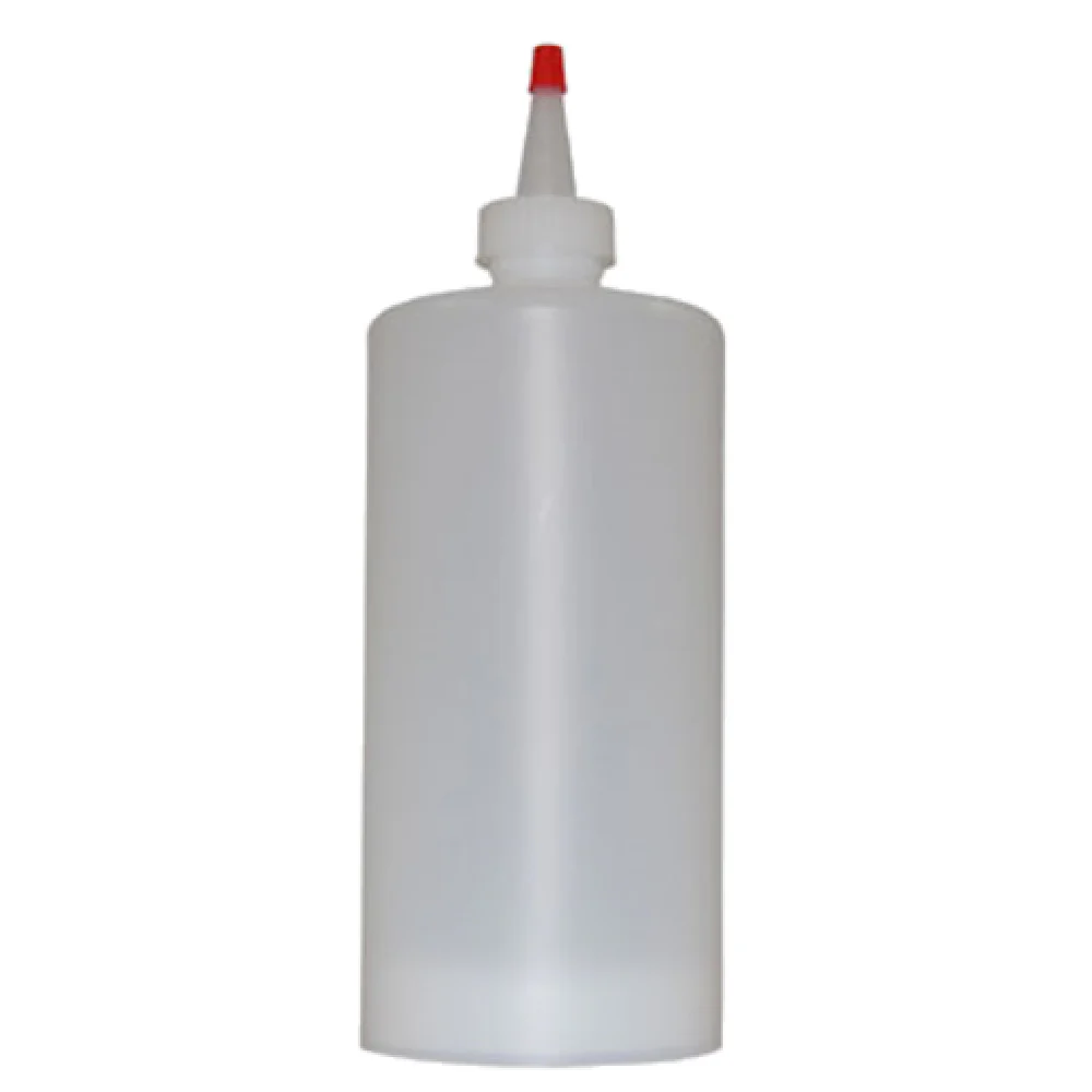 Prince Castle 136-1 Squeeze Bottle Clear 3 Inch Reusable Dispenser Bottles Case of 9
