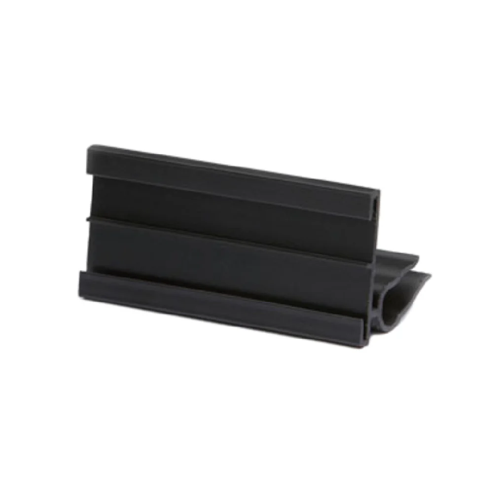 GET Enterprises TAG35112-B 3-1/2 Inch Menu Card Holder Black Plastic Dishwasher Safe