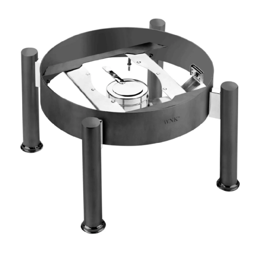Steelite 5670S586 Round Stackable 5 1/2 QT Stand W/Fuel Holder Sandbl 13.375 Steelite 5670S586 Round Stackable 5 1/2 QT Stand W/Fuel Holder Sandbl 13.375