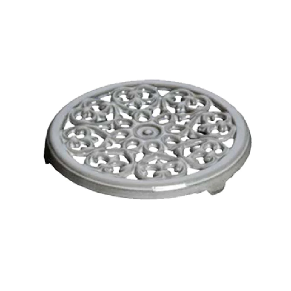 Zwilling 1601018 9 Inch Diameter Round Trivet Cast Iron Graphite Grey