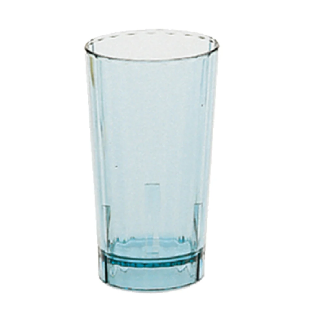 Cambro HT10CW196 10 Oz Polycarbonate Tumbler Azure Blue Stacking Lugs