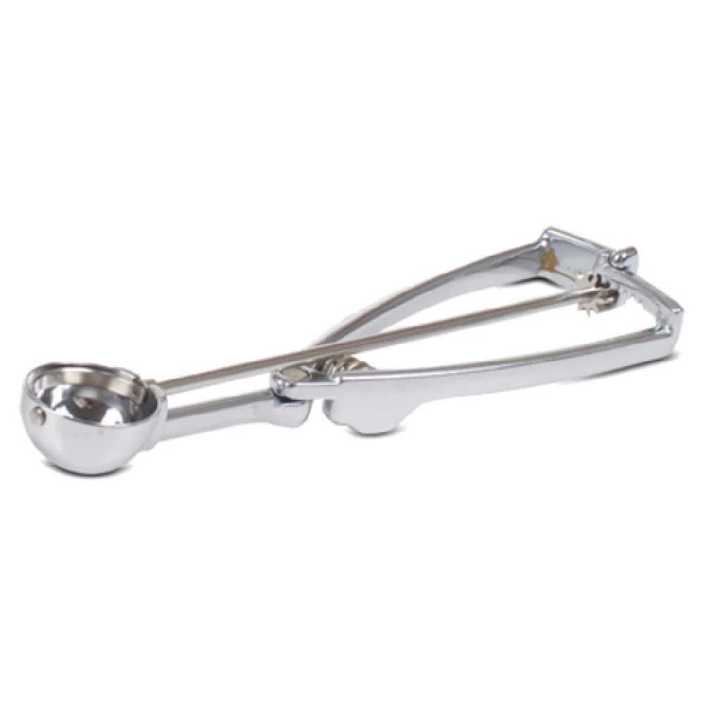 JB Prince U573 50 0.67 Oz Round Stockel Scoop Chrome Plated Brass Handle Stainless Steel JB Prince U573 50 0.67 Oz Round Stockel Scoop Chrome Plated Brass Handle Stainless Steel