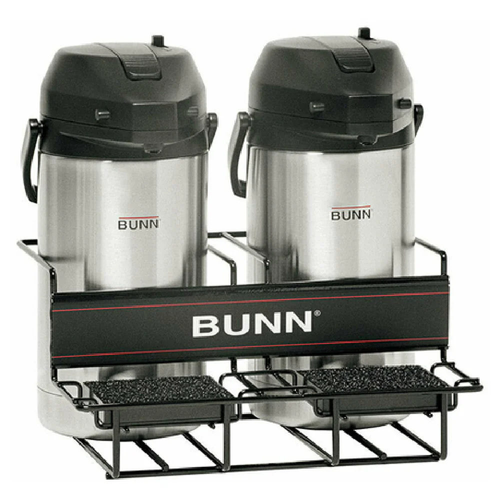 Bunn 35728.0001 14 Inch Airpot Rack Carbon-Steel Wire with Sponge-Lined Tray