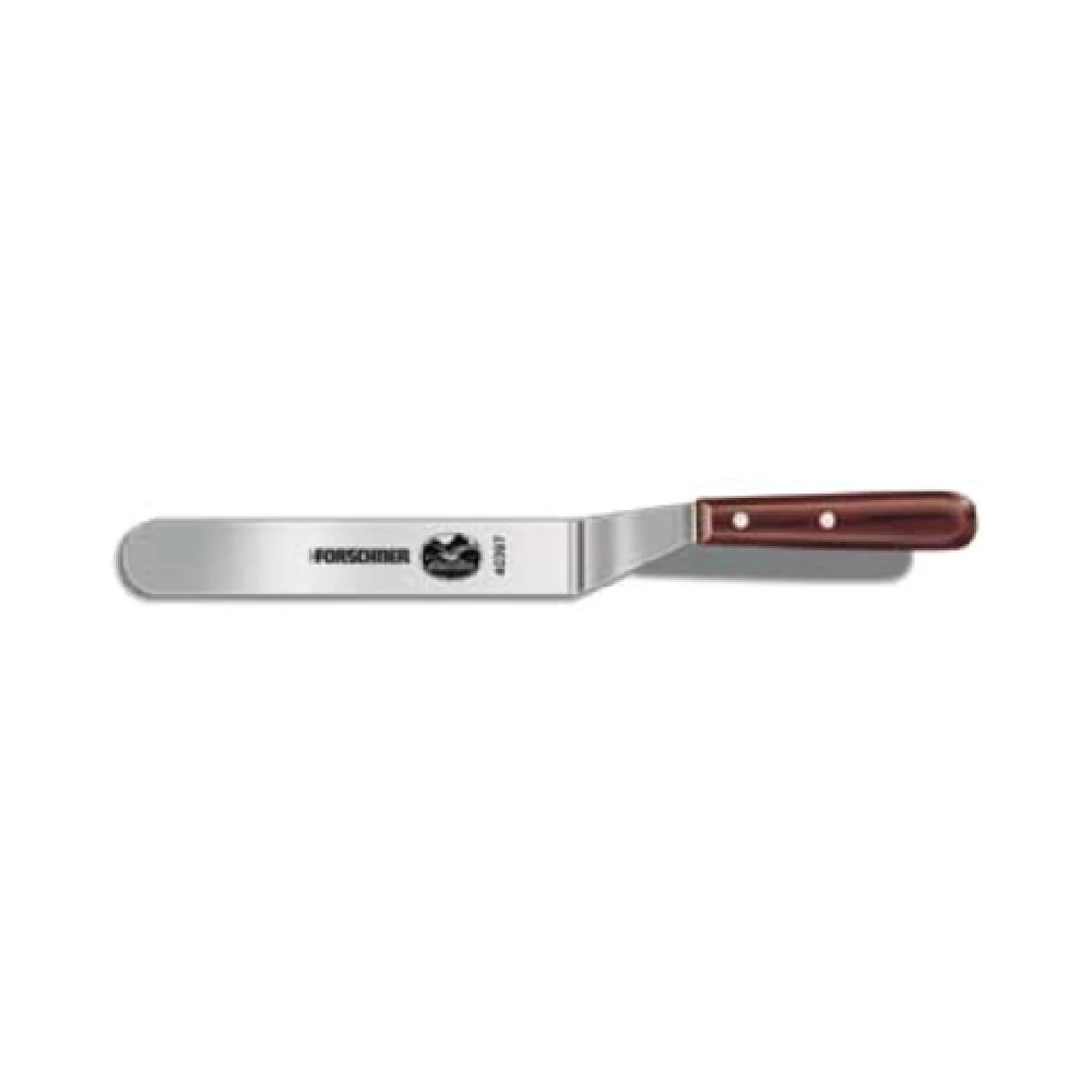 Victorinox 5.2700.25 10 Inch Offset Spatula Stainless Steel Rosewood Handle with Sheath
