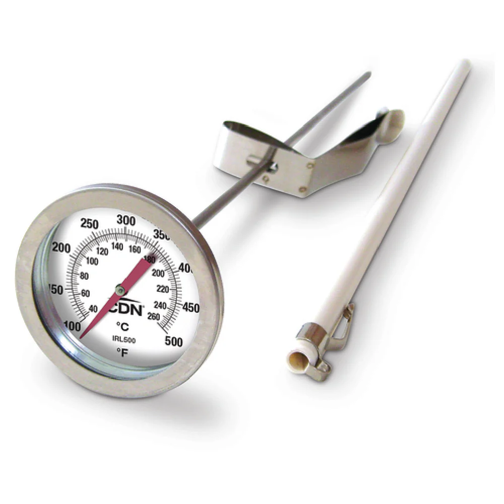 CDN IRL500 Fry Thermometer Temperature Range 100 to 500°F Waterproof