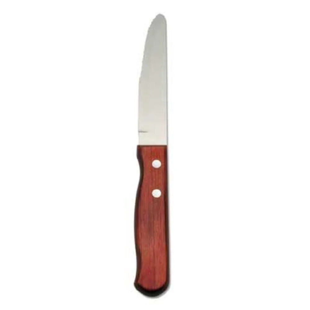 1880 Hospitality B770KSSK 10 Inch Blade 10 Inch Steak Knife Brazilian Wood Red