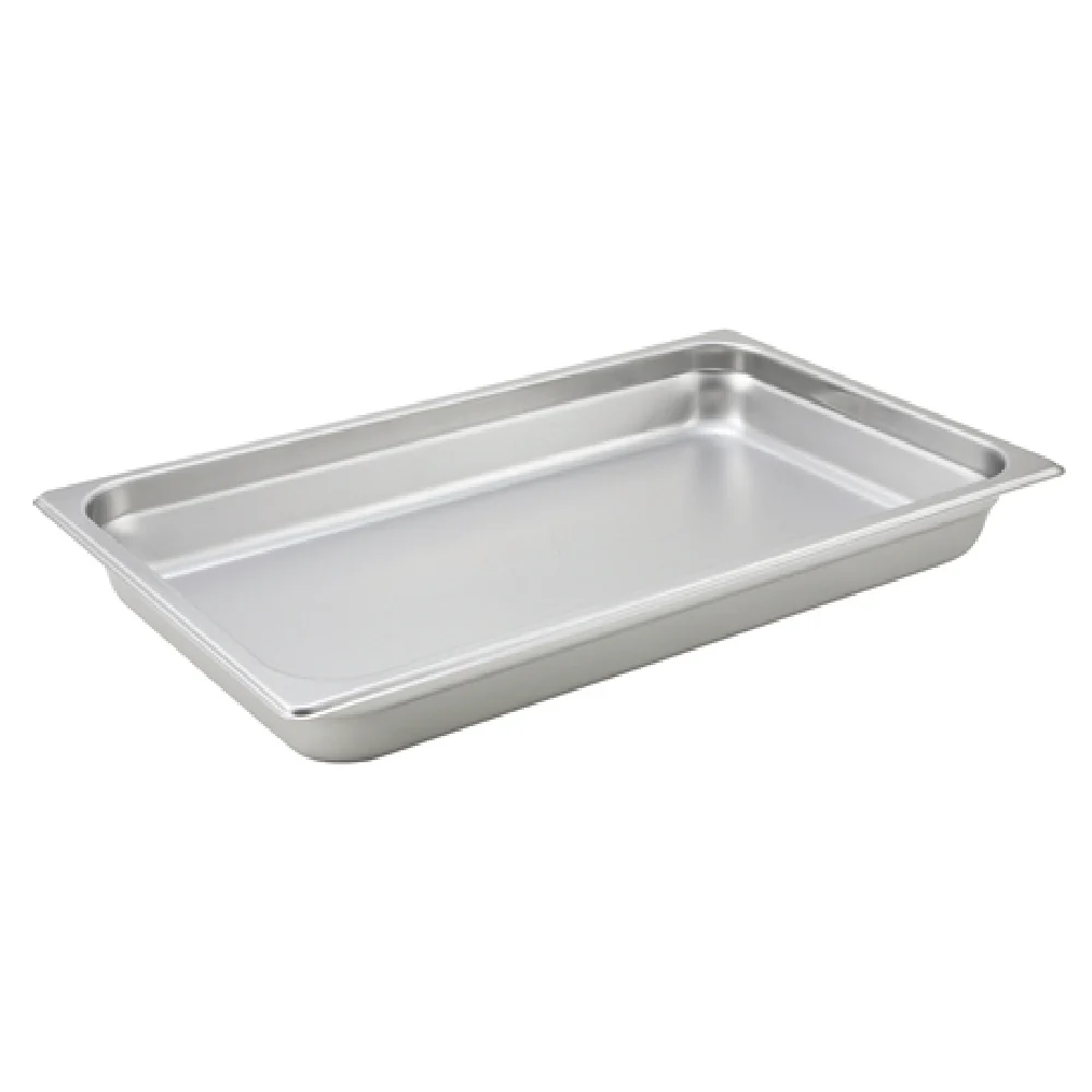 Winco SPJH-101 20 Inch Steam Table Pan Full Size Anti-Jamming Stainless Steel