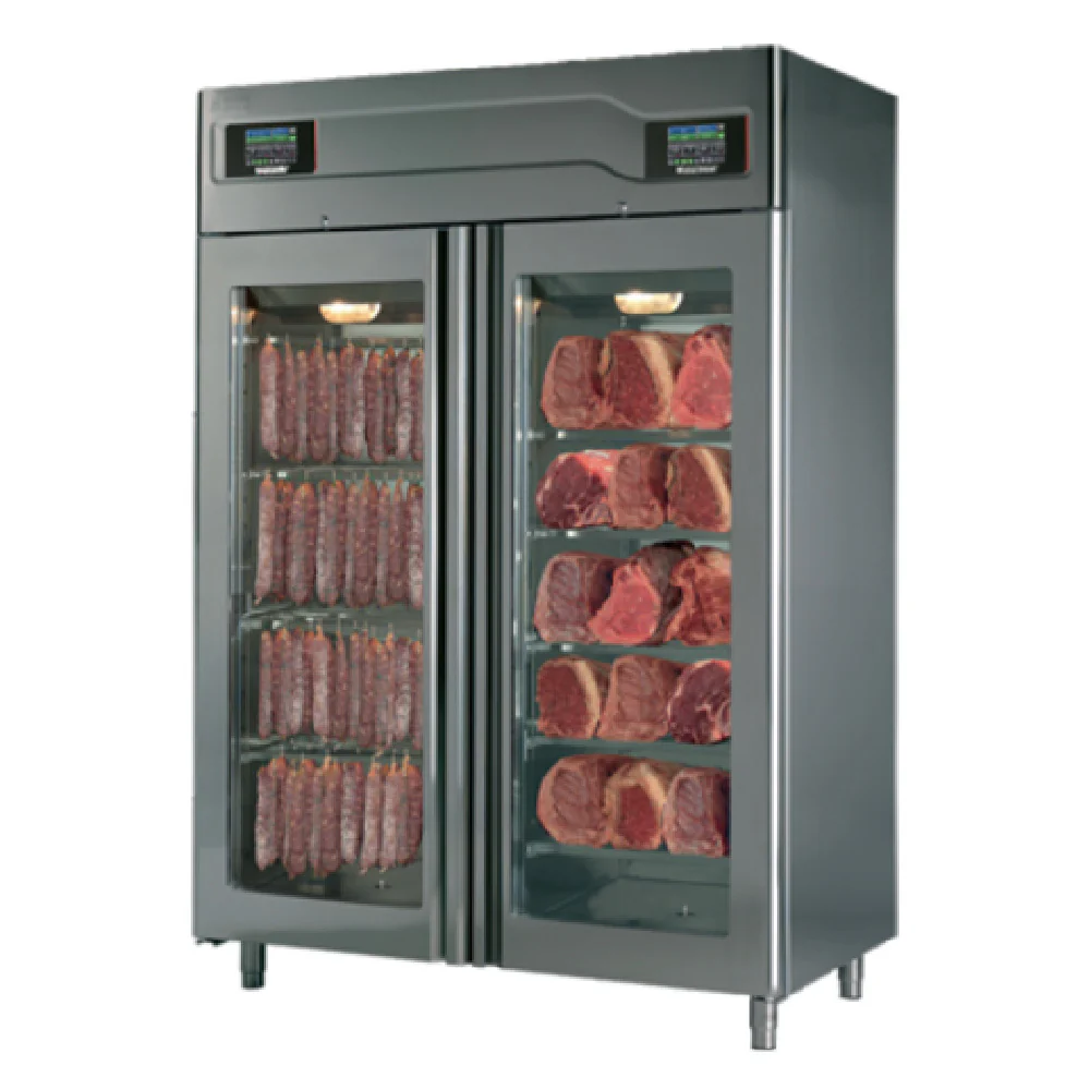 Omcan 44989 58 Inch Meat Curing Aging Cabinet Free-standing Stainless Steel and Dual Insulated Omcan 44989 58 Inch Meat Curing Aging Cabinet Free-standing Stainless Steel and Dual Insulated