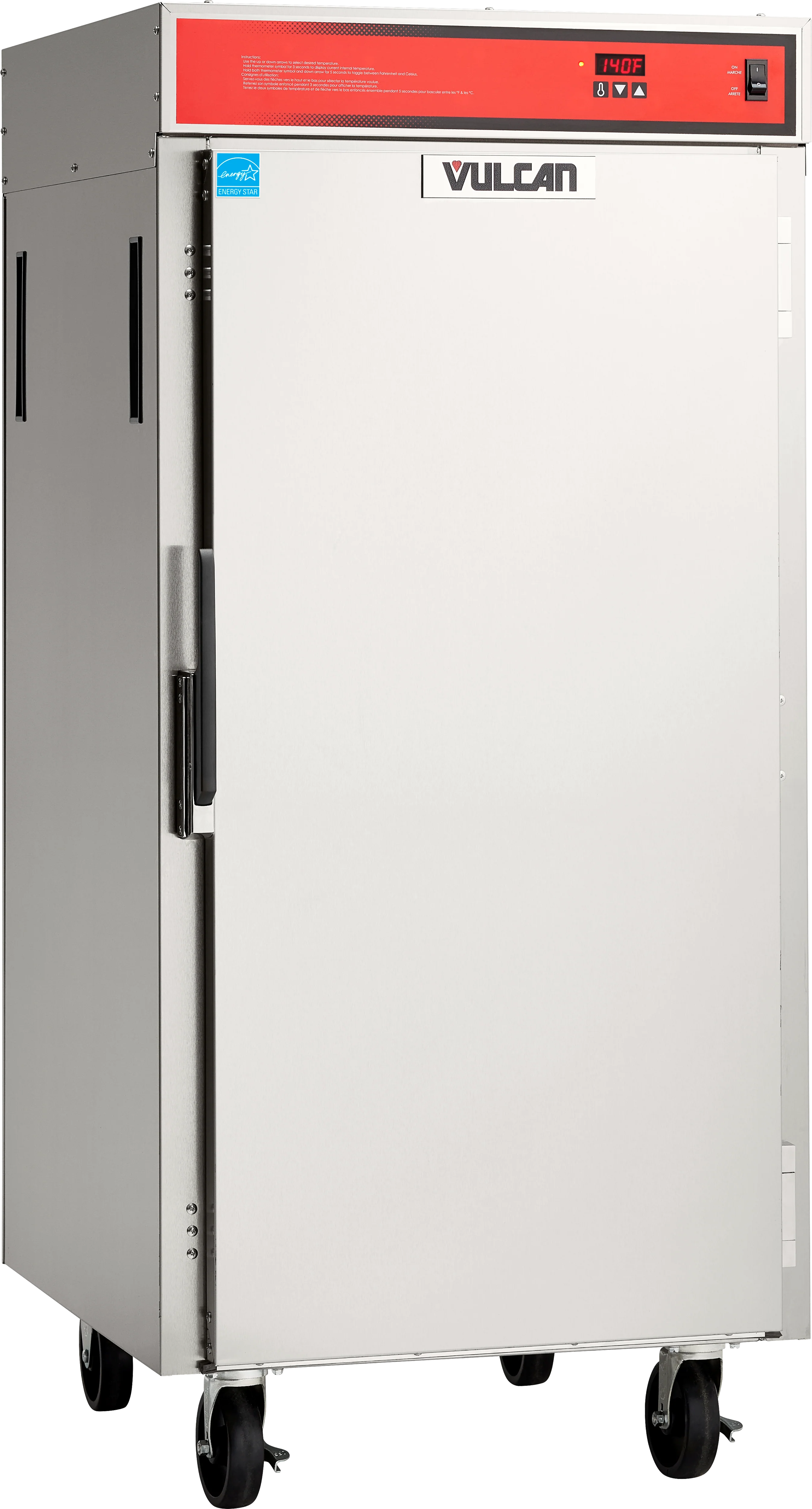 Vulcan VBP13ES_120/60/1 27 Inch Heated Cabinet Mobile Stainless Steel with Adjustable Tray Slides