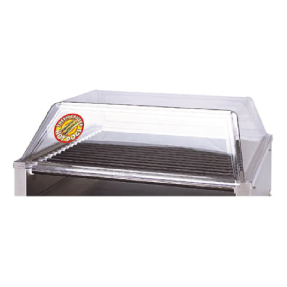 APW Wyott SG-45DD 24 Inch Hot Dog Grill Sneeze Guard with Dual Doors Polycarbonate
