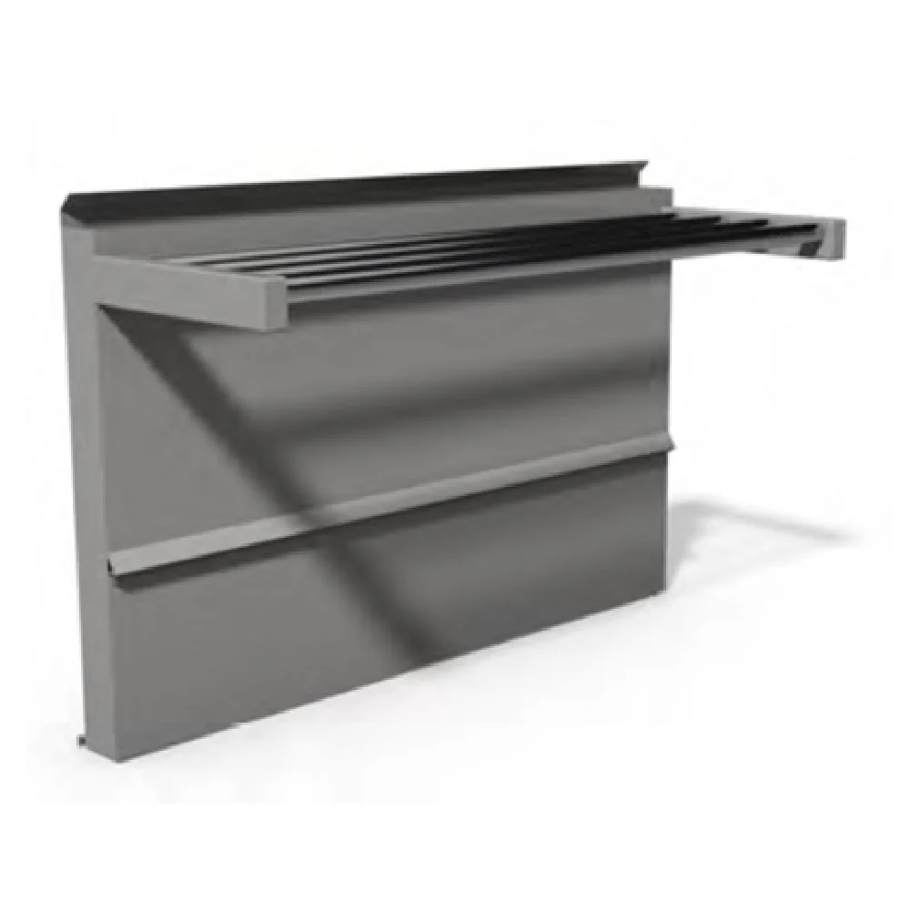 Montague Company TSHS-84 84 Inch Backguard Stainless Steel with Tubular Shelf