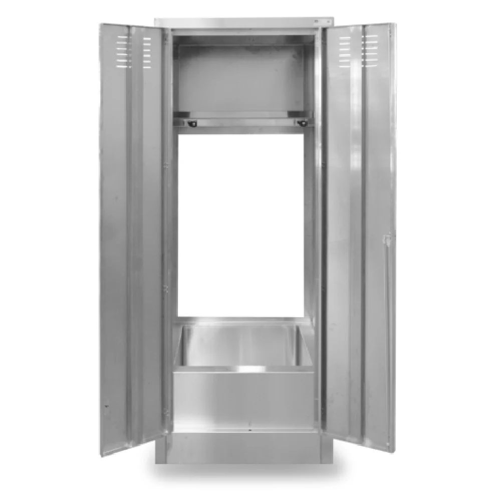 John Boos PBJC-222584-X 25 Inch Janitor Cabinet Mop Sink with Lockable Doors John Boos PBJC-222584-X 25 Inch Janitor Cabinet Mop Sink with Lockable Doors