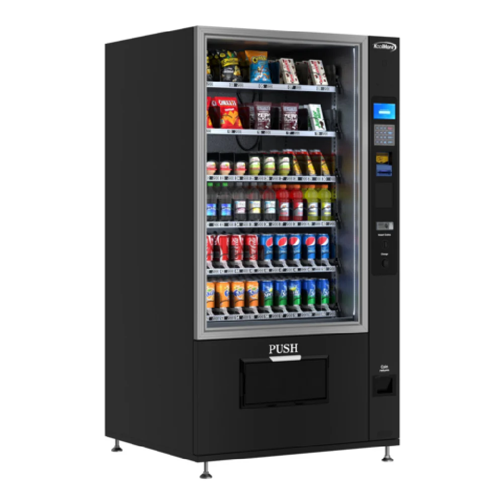 Koolmore KM-VMR-40-BC 40-4/5 Inch Refrigerated Snack Vending Machine with 60 Slots Koolmore KM-VMR-40-BC 40-4/5 Inch Refrigerated Snack Vending Machine with 60 Slots