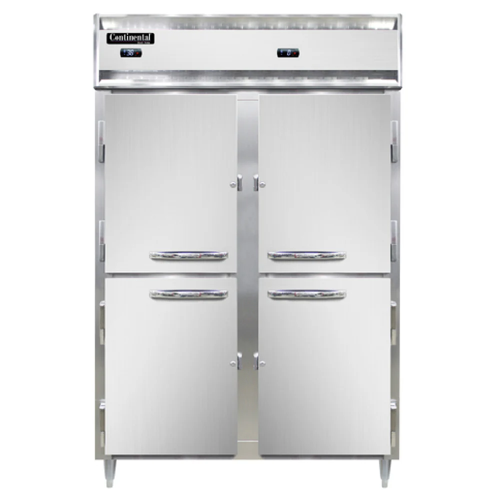 Continental Refrigerator D2RFNHD 52 Inch Reach-in Dual Section Refrigerator Freezer with Aluminum and Stainless Steel Continental Refrigerator D2RFNHD 52 Inch Reach-in Dual Section Refrigerator Freezer with Aluminum and Stainless Steel
