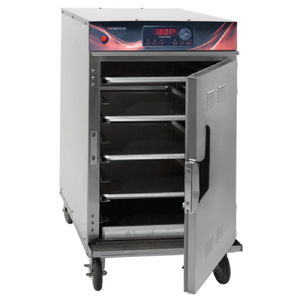 Cres Cor 1000CHSSSPLITDX 22 Inch Mobile Cook-N-Hold Cabinet Radiant Stainless Steel with 3 Grids