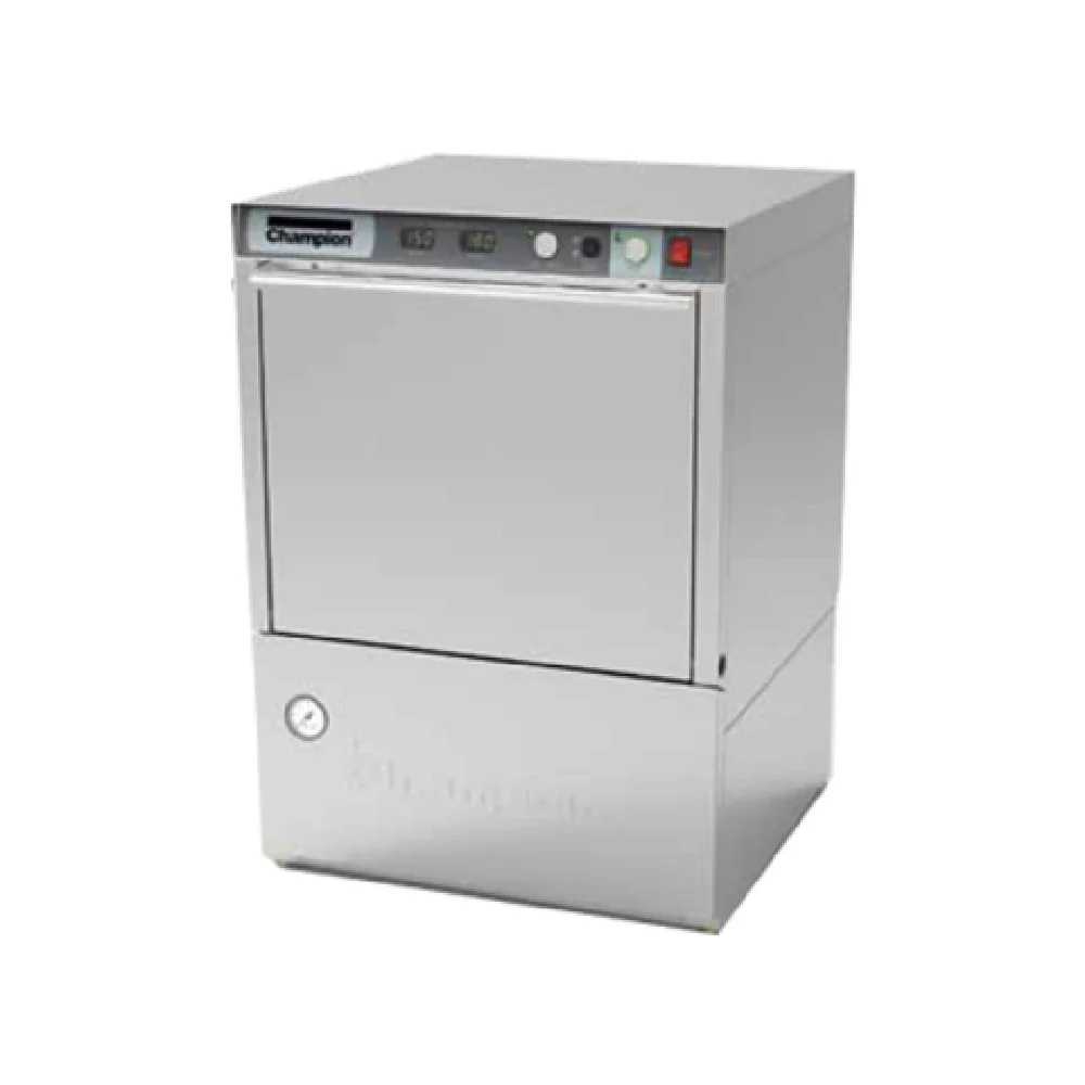 Champion UH230B_6kW_208-240/60/3 24 Inch Undercounter Electric Dishwasher with Rinse Aid Pumps