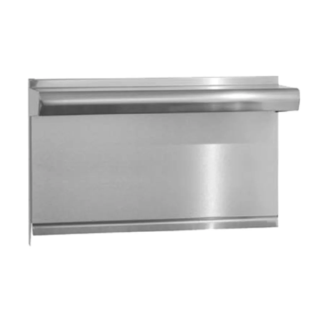 SHS-12 12 Inch Heavy Duty Backguard Flue Riser with Stainless Steel Construction