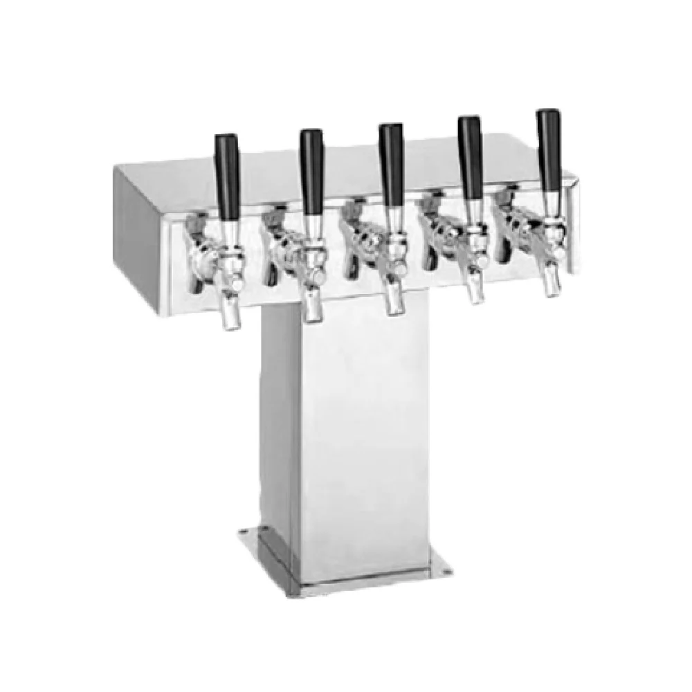 Perlick 4006-5BPC2 14-5/8 Inch Glycol Cooled Draft Beer Tower Countertop Chrome