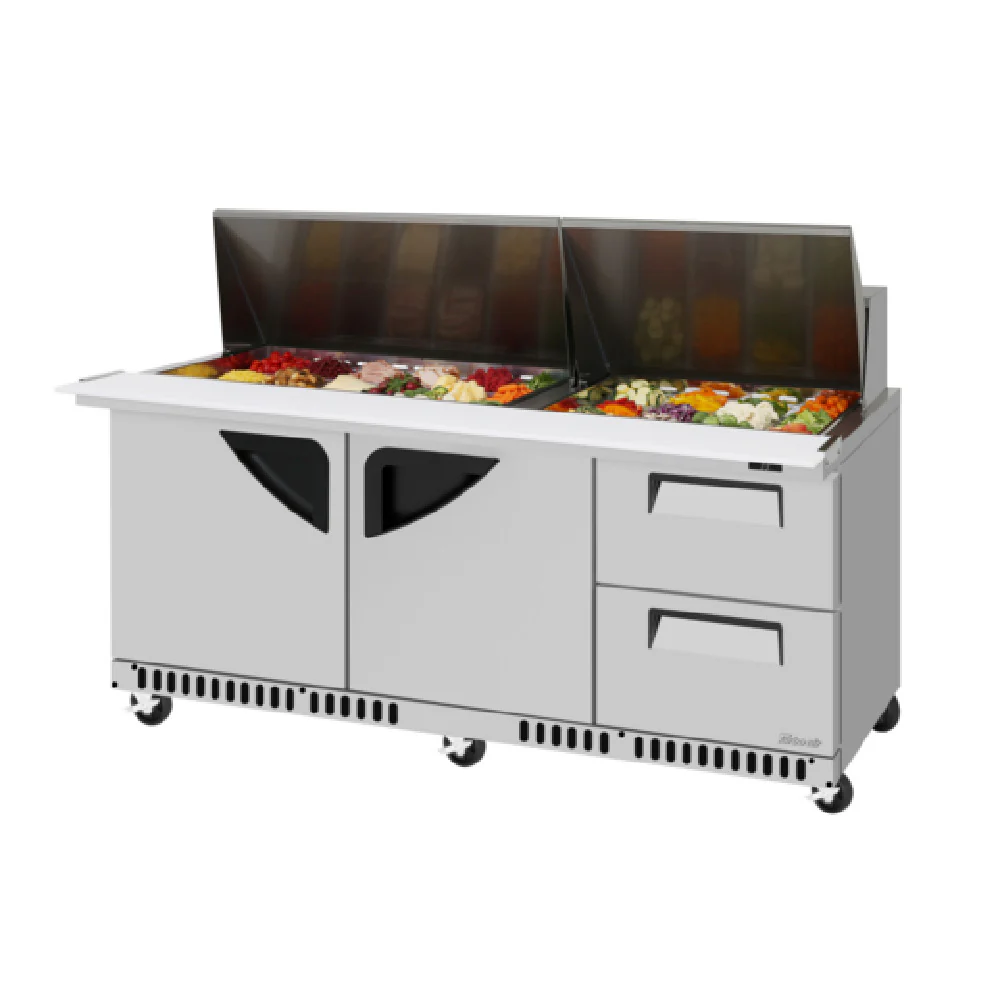 Turbo Air TST-72SD-30-LRD2-FB-N Super Deluxe Food Prep Tables 72-5/8