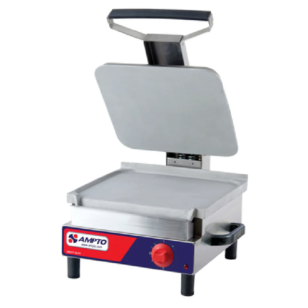 AMPTO SASL-G 13-3/8 Inch Sandwich Grill Gas Liquid Propane 9000 BTU/hr AMPTO SASL-G 13-3/8 Inch Sandwich Grill Gas Liquid Propane 9000 BTU/hr