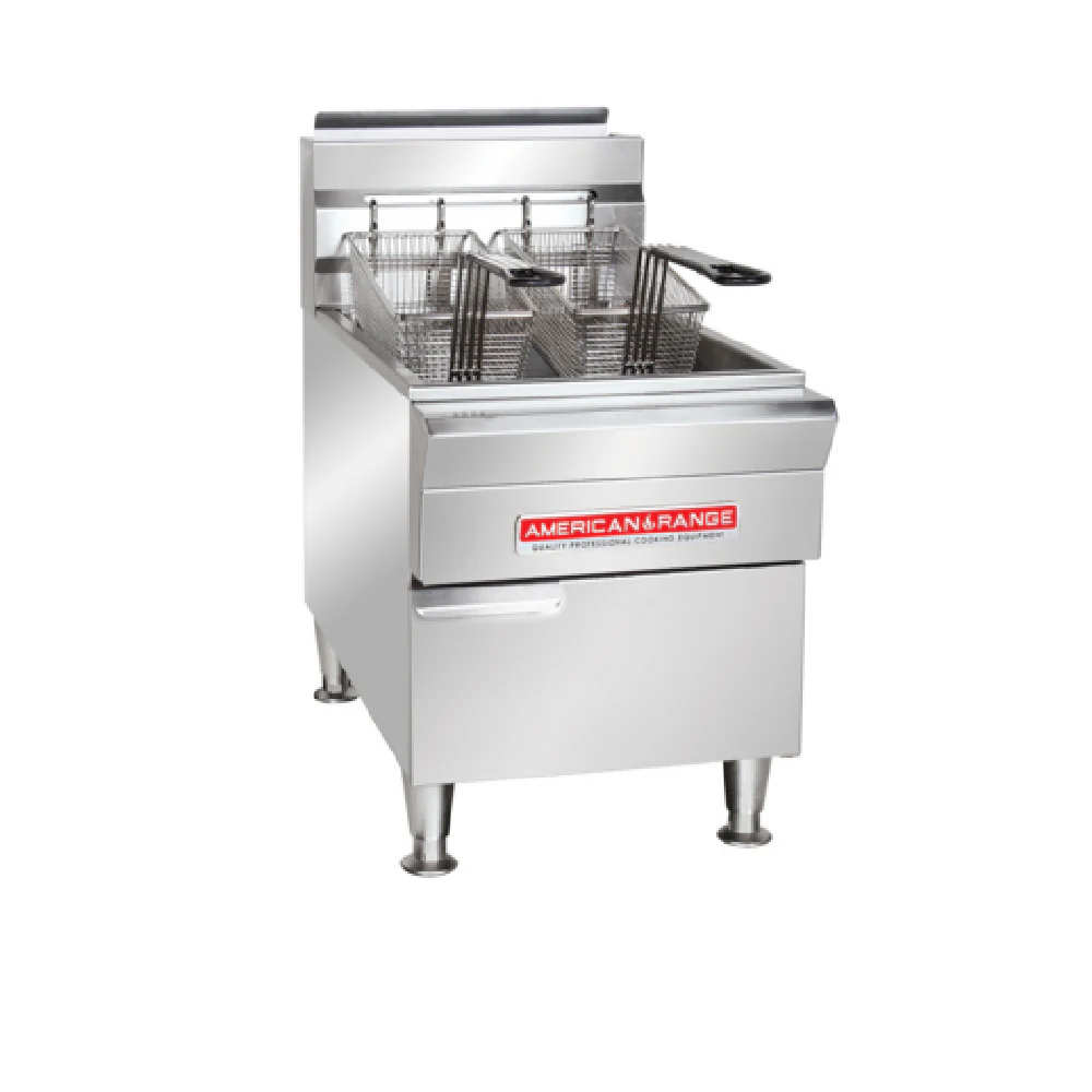 American Range AR-GCF-15_NAT 14 Inch Countertop Gas Deep Fryer 30,000 BTU