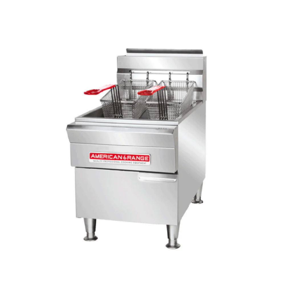 American Range AR-GCF-15_NAT 14 Inch Countertop Gas Deep Fryer 30,000 BTU American Range AR-GCF-15_NAT 14 Inch Countertop Gas Deep Fryer 30,000 BTU