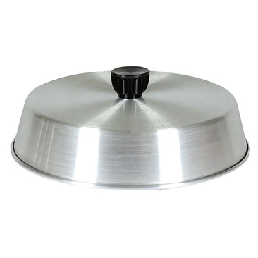 Thunder Group ALBC010 10 Inch Grill Basting Cover Aluminum Bakelite Knob