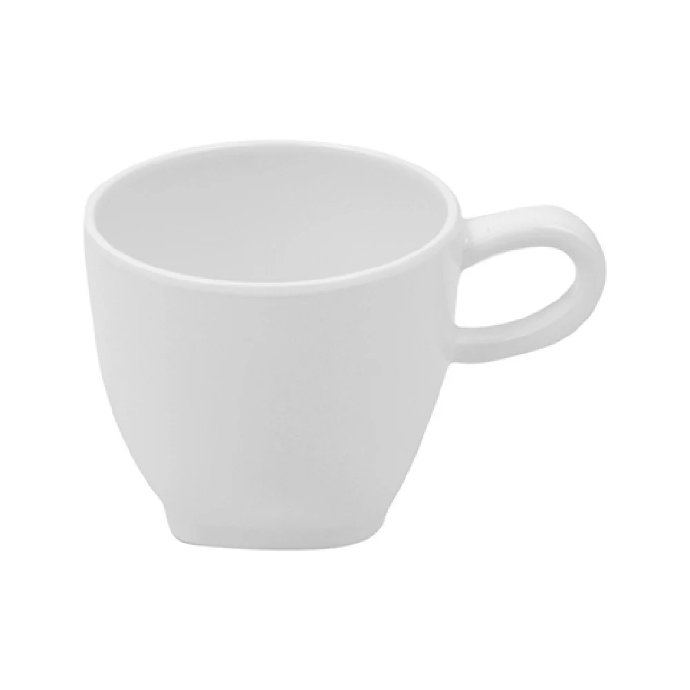 BauscherHepp T5816 4-1/16 Oz. White Melamine Espresso Cup Dishwasher Safe
