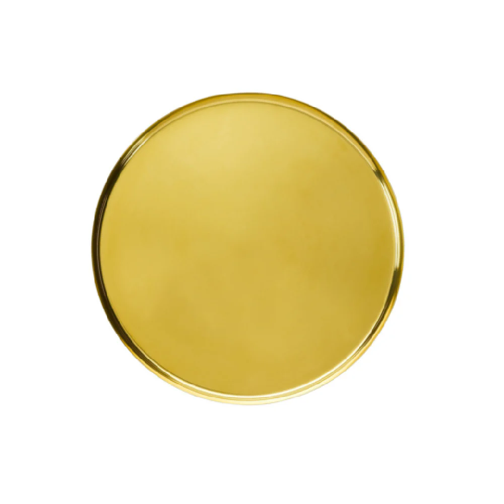 Service Ideas TRME9RIVG 9.25 Inch Non-slip Insert Tray Polished Stainless Steel