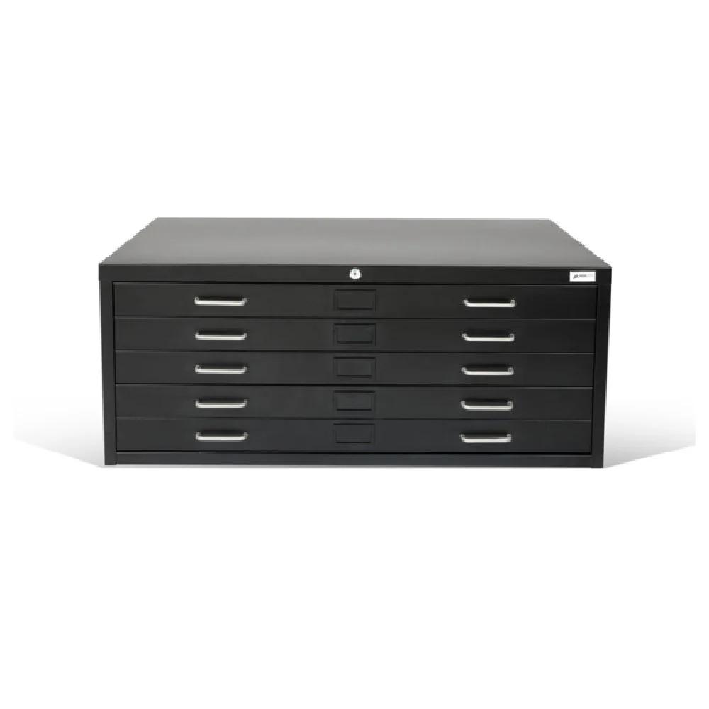 Alpine Industries ADIOF500-01 40 Inch File Cabinet Heavy Gauge Steel with 5 Drawers